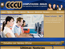 Tablet Screenshot of eccu.edu.mx